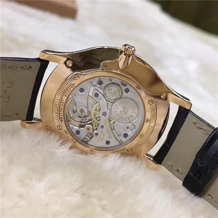 JC 积家大师系列 Q1452507 玫瑰金满钻 34mm 手动机械 女士腕表