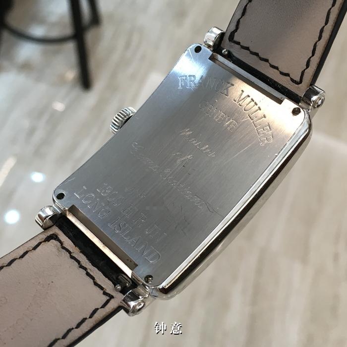FRANCK MULLER 法兰克穆勒  Long Island 长岛系列，?1300 H R JR。?35*48.3毫米表径，?精钢后镶钻表壳，六点位置月相显示，自动上弦机械机芯。 全套附件齐全。