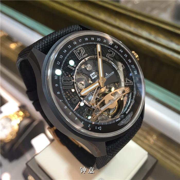 积家阿斯顿马丁 Q193C450 限量陀飞轮 钛陶瓷加玫瑰金表壳