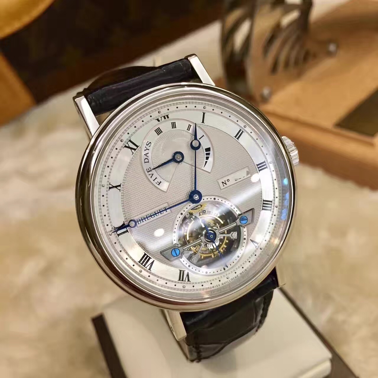 宝玑经典复杂系列 5317PT/12/9V6  铂金陀飞轮 40mm 5日动储 