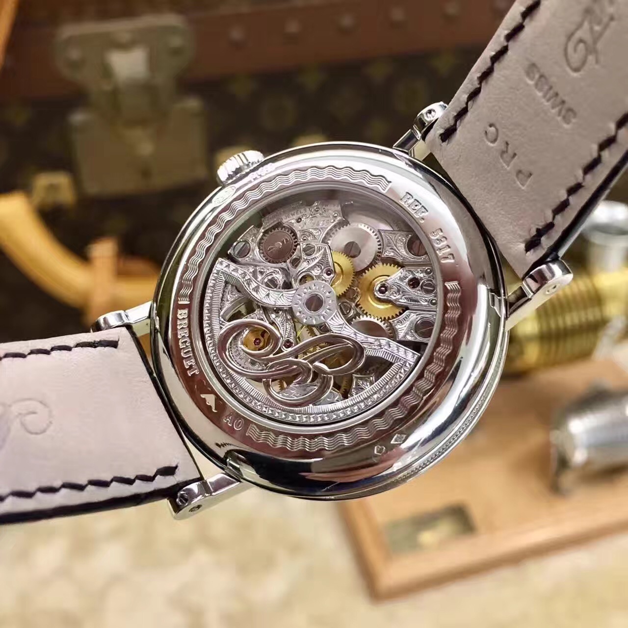 宝玑经典复杂系列 5317PT/12/9V6  铂金陀飞轮 40mm 5日动储 