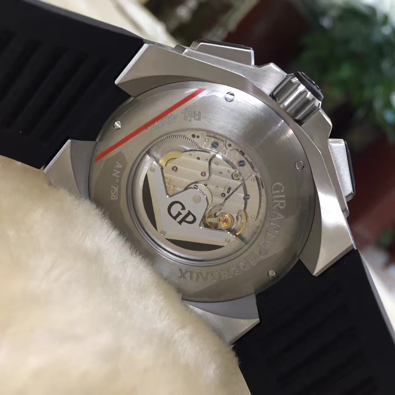 沛纳海LUMINOR 1950 PAM00321 45mm精钢 GMT两地时 自产P.9002自动机芯三天动力储存 