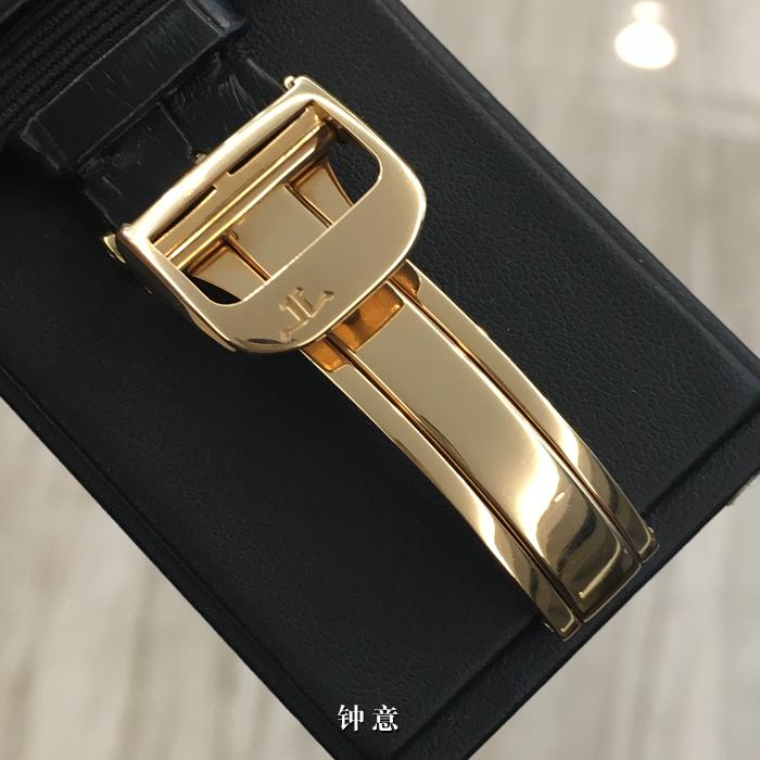 积家翻转 Q273242A 43x26mm 18K玫瑰金手动机械 星期日历小秒针