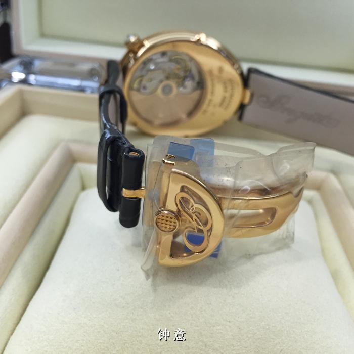 宝玑那不勒斯皇后8968BR/X1/986/0D00，18K玫瑰金表盘，43×34.9mm，专柜定价：214000元。 全套附件齐全。