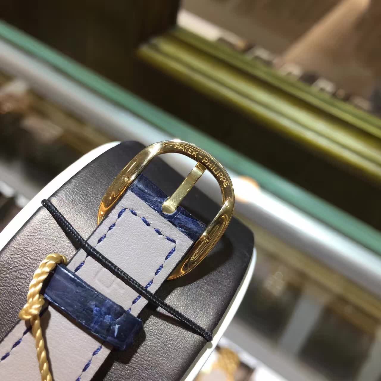 百达翡丽复古款3738/100J-012 36mm 18K黄金 超薄自动机械机芯