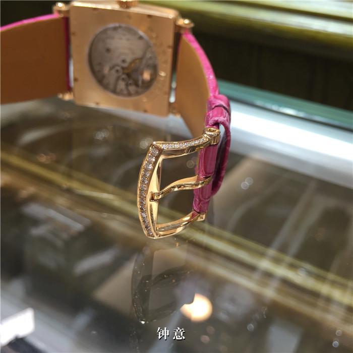 Roger Dubuis 罗杰杜彼女表 34mm 18K玫瑰金钻石表圈 镶钻表扣