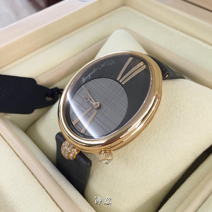 宝玑那不勒斯皇后8968BR/X1/986/0D00，18K玫瑰金表盘，43×34.9mm，专柜定价：214000元。 全套附件齐全。