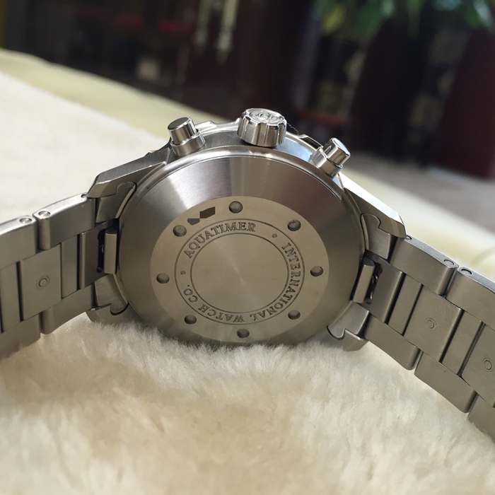 IWC 万国 海洋时计系列，IW376710。44毫米表径，精钢表壳，深蓝色钢镀铑面盘，3点位置日期星期显示，计时功能自动上弦机械机芯，动力储备44小时。 单表无附件。