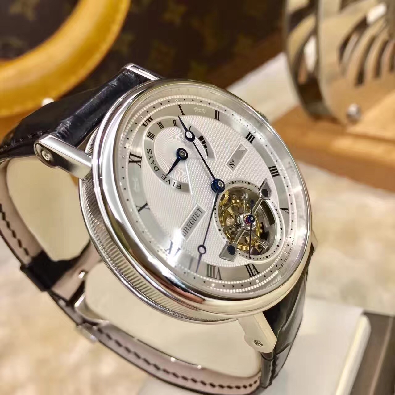 宝玑经典复杂系列 5317PT/12/9V6  铂金陀飞轮 40mm 5日动储 
