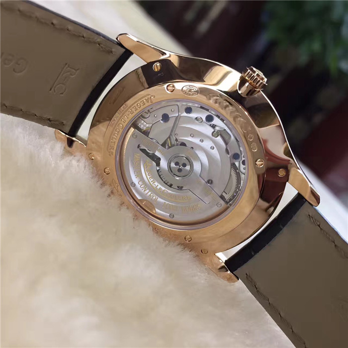 Jaeger-LeCoultre积家大师系列Q1352507玫瑰金满钻 40mm表径自动机械男表