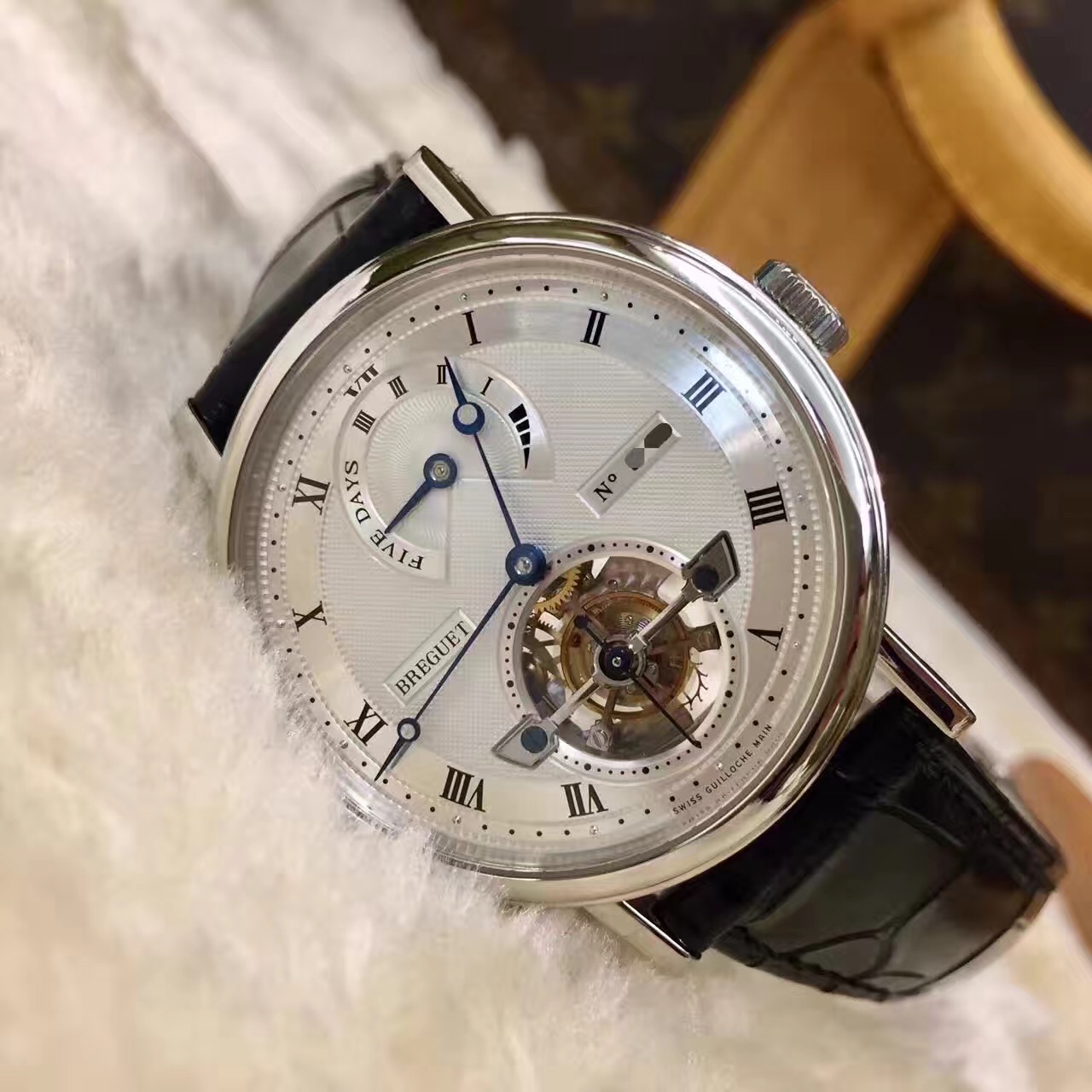 宝玑经典复杂系列 5317PT/12/9V6  铂金陀飞轮 40mm 5日动储 