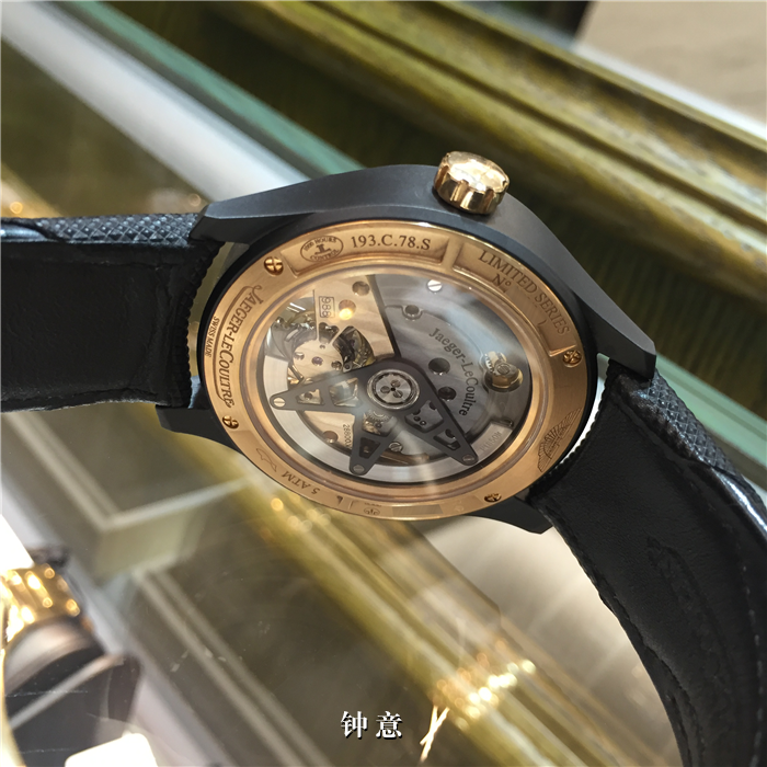 积家阿斯顿马丁 Q193C450 限量陀飞轮 钛陶瓷加玫瑰金表壳